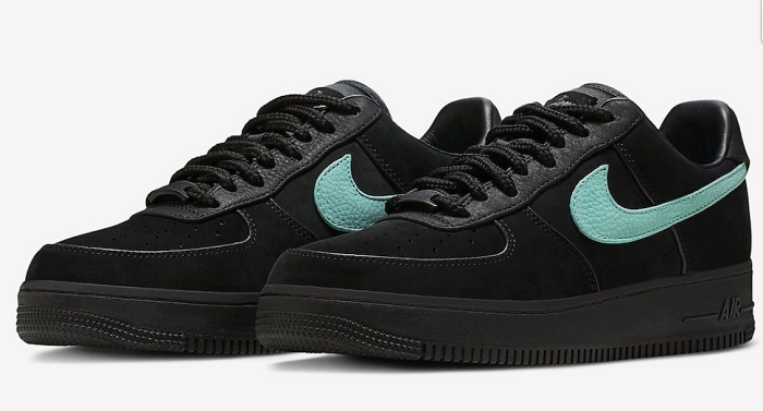 Men's Tiffany & Co. x Air Force 1 Low Black Shoes 0250 Men's Tiffany & Co. x Air Force 1 Low Black Shoes 0250